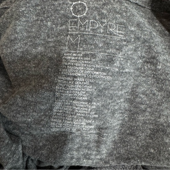 Empyre Womens Fitted Heather Gray V-Neck “Choose Your Own Path” Short Sleeve Tee - Picture 7 of 7